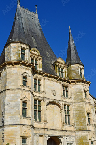 Gaillon; France - march 2 2021 : renaissance castle
