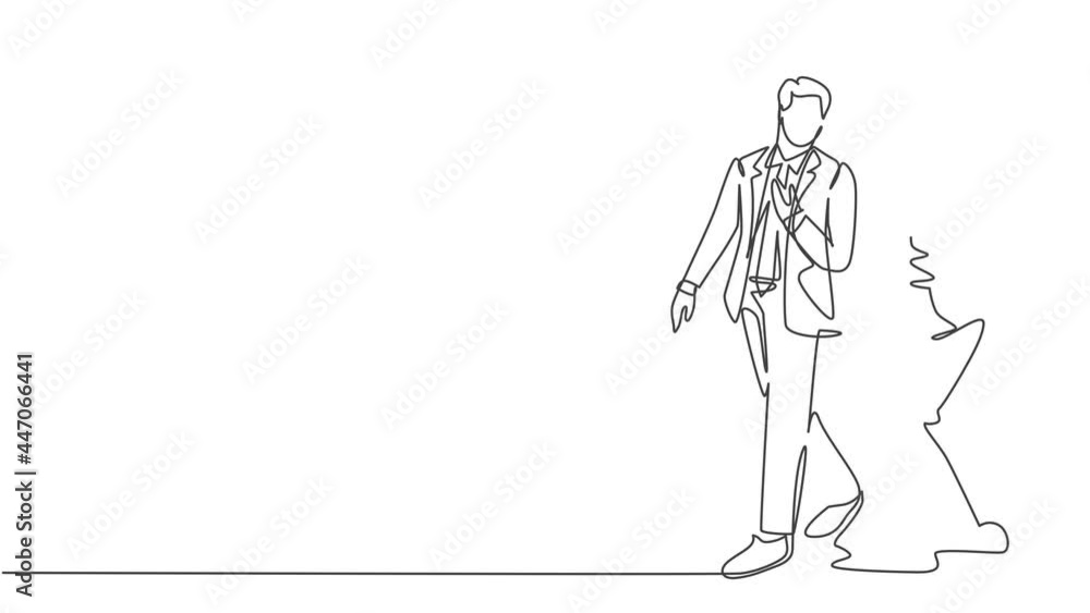 Self drawing animation of single line draw couple male female employees discussing new strategy plan to write annual report. Urban commuter workers concept continuous line draw. Full length animated. Self drawing animation of single line draw couple male female employees discussing new strategy plan to write annual report. Urban commuter workers concept continuous line draw. Full length animated.