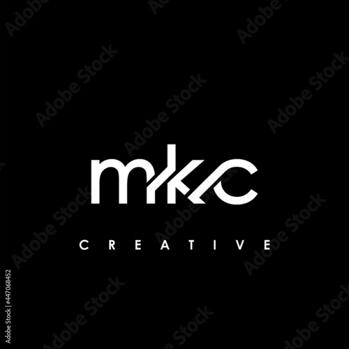 MKC Letter Initial Logo Design Template Vector Illustration