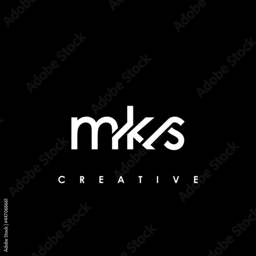 MKS Letter Initial Logo Design Template Vector Illustration