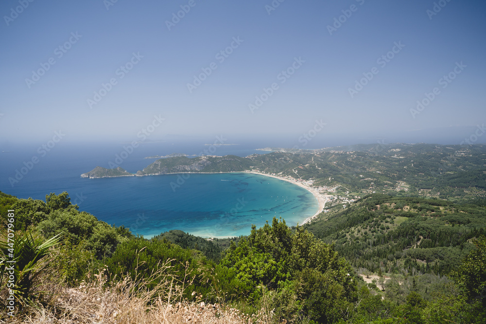 Scenic view of Agios Georgios corfu
