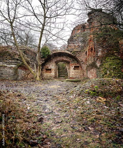 Ruins of the medieval fort of Kereki in Hungary