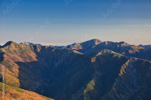 mt.warusawa, mt.akaishi, in autumn, trekking 秋の悪沢岳、赤石岳トレッキング