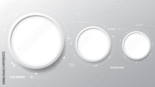 White background Design a geometric pattern, simple, with space for your message.