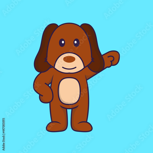 Cute dog hero.
