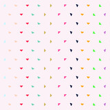 Minimal triangle pattern design in pastel colors Free Vector