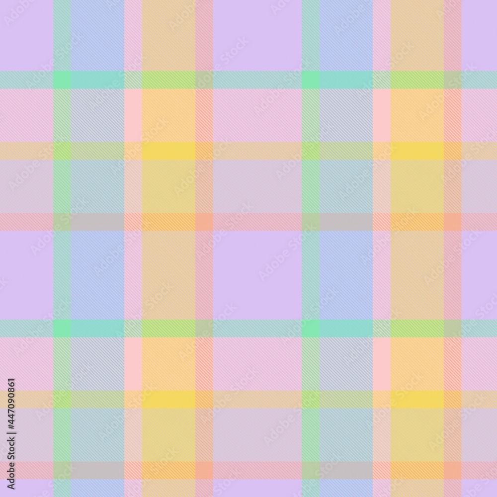 Rainbow Pastel Plaid textured Seamless Pattern Rainbow Pastel Plaid textured Seamless Pattern