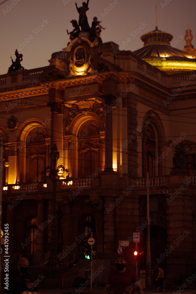 Municipal Theater at Night Municipal Theater at Night