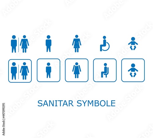 Girls and boys restroom sign. men and women restroom icon. toilet icon sign symbol. vector illustration.