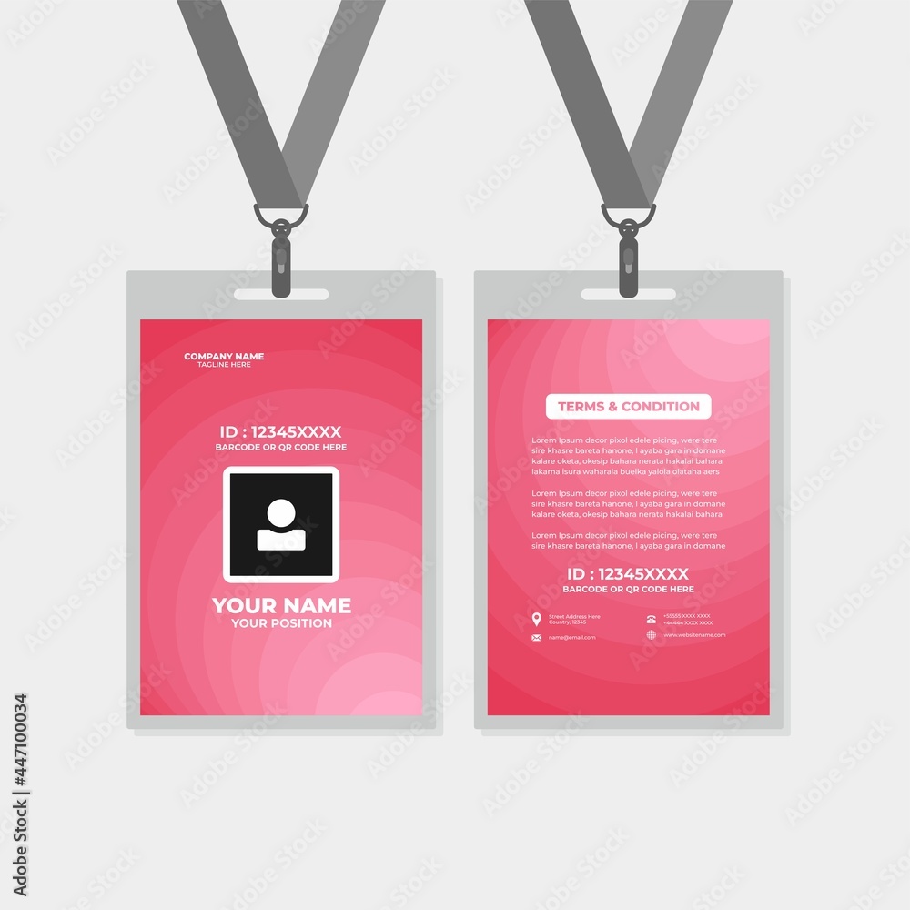 Design Template Of Id Card For Id Card Name Tag Committee Office design-template-of-id-card-for-id-card-name-tag-committee-office