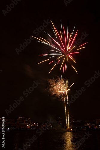 Feu d'artifice , 14 juillet, 2021, Choisy le Roi, 94, Val de Marne photo