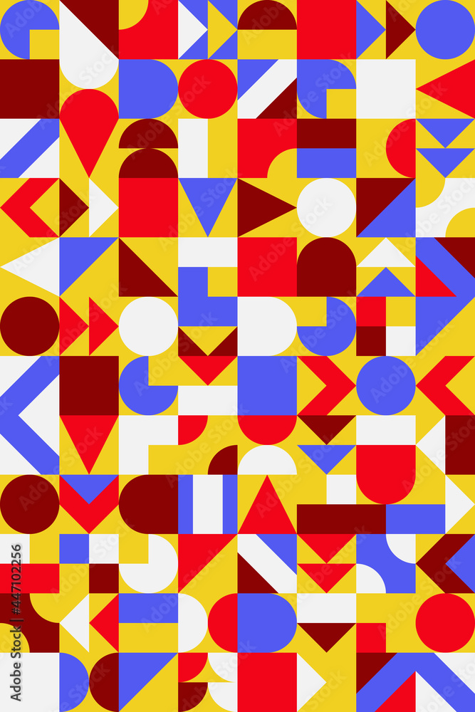 Abstract bauhaus background. Mid century modern design. For poster, card, wall art decor, cover. Abstract bauhaus background. Mid century modern design. For poster, card, wall art decor, cover.