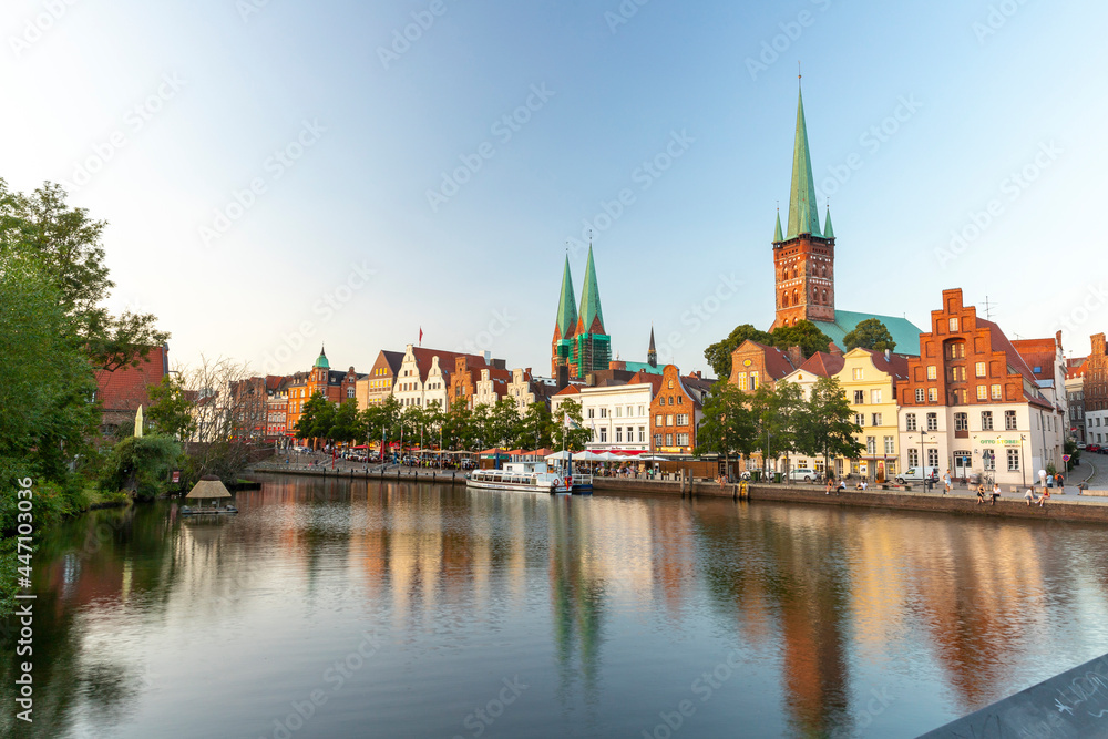 Lübeck, Malerviertel, Abendstimmung, Sommer, gemütlich