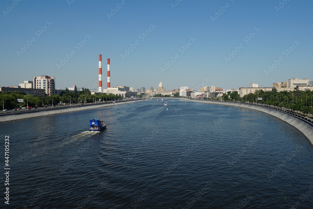 Naklejka premium view river