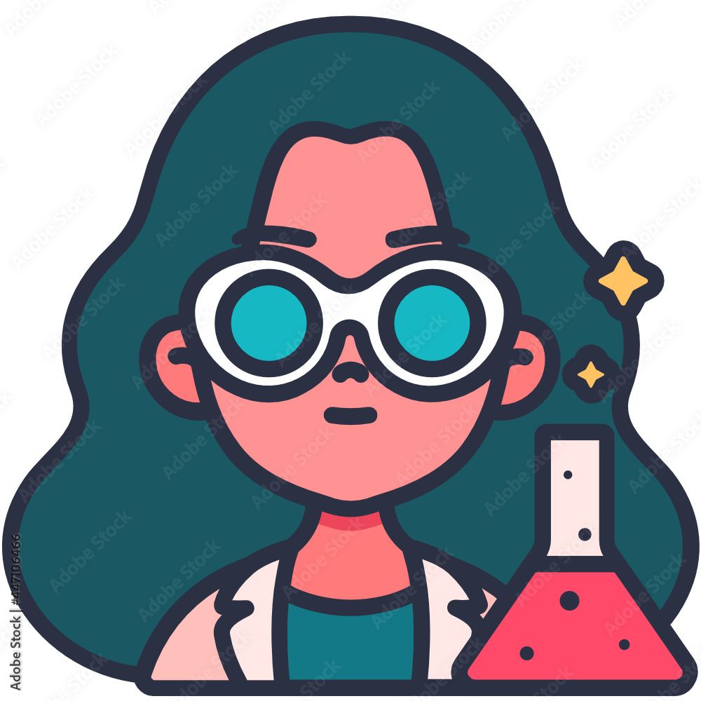 Female Chemist icon