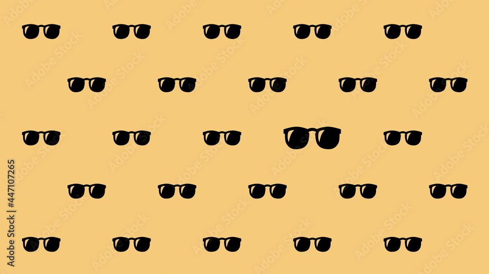 Sunglasses Pattern Background Sunglasses Pattern Background