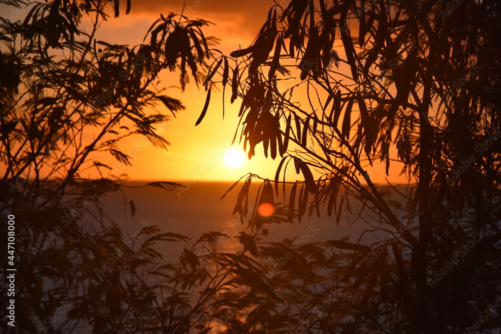 Karibischer Sonnenuntergang Karibischer Sonnenuntergang