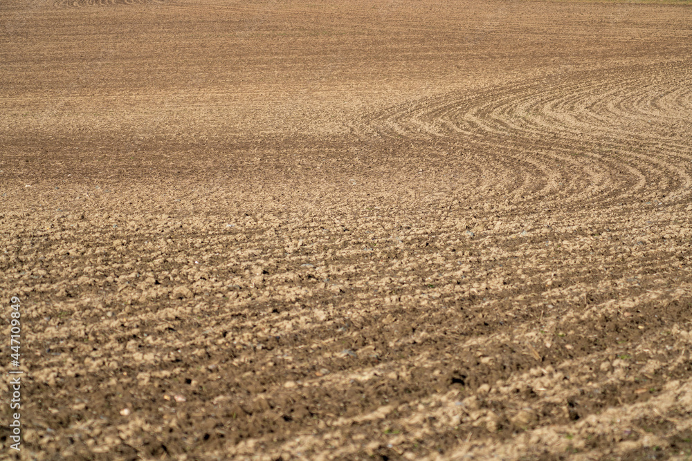 Ackerland mit Windung Ackerland mit Windung