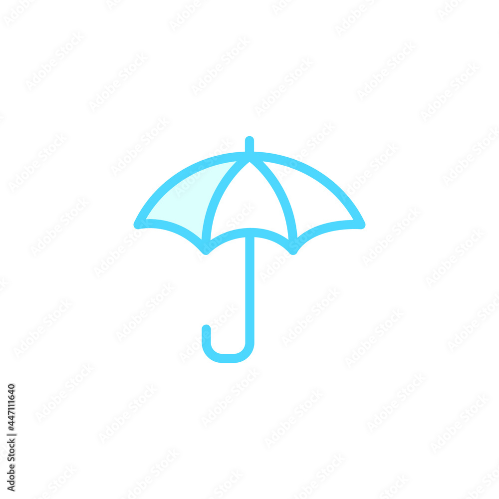 Illustration Vector Graphic of umbrella icon Illustration Vector Graphic of umbrella icon