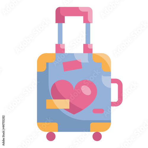 honeymoon flat icon