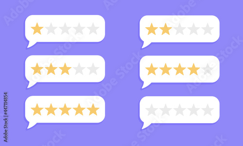 Star vector rate 5 review icon. Five star rate yellow row quality gold symbol ranking.