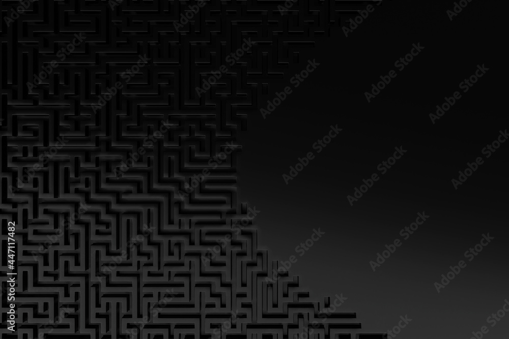 Black business background, street maze puzzle. The concept of finding a successful business solution. 3d rendering Stock Illustration | Adobe Stock Black business background, street maze puzzle. The concept of finding a successful business solution. 3d rendering Stock Illustration | Adobe Stock