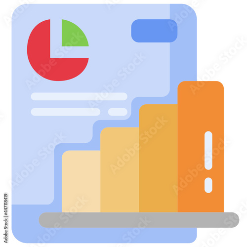 report flat icon