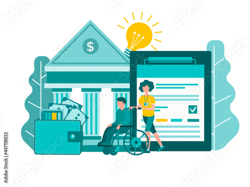 Bank loan for people with disabilities.
