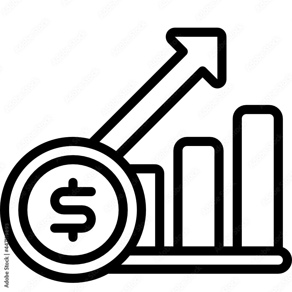 investing line icon investing line icon