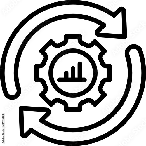 implementation line icon