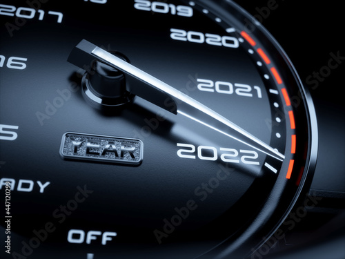 2022 year car speedometer