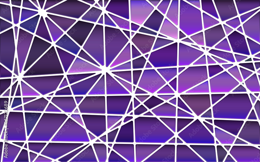 abstract vector stained-glass mosaic background - purple and violet abstract vector stained-glass mosaic background - purple and violet