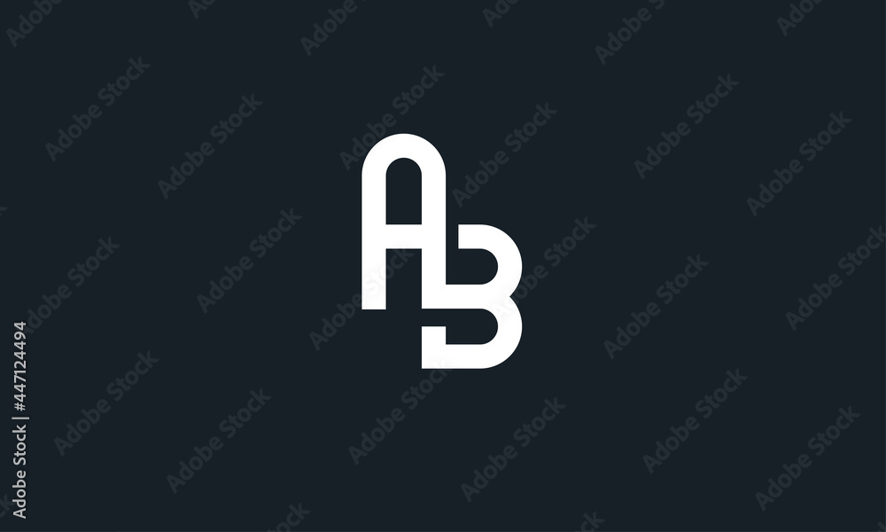 Initial AB Logo, combination of the letters A and B , usable for brand, business, personal, and company logos , flat design logo template, vector illustration Initial AB Logo, combination of the letters A and B , usable for brand, business, personal, and company logos , flat design logo template, vector illustration