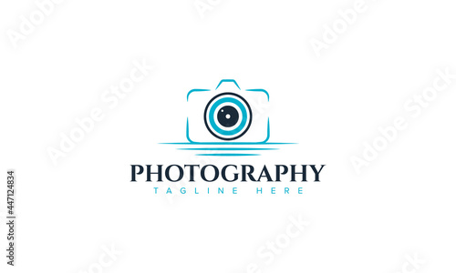 Camera Photography Logo Design Vector Template