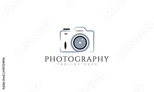 Camera Photography Logo Design Vector Template