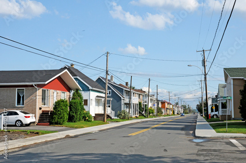 Quebec; Canada- june 25 2018 : small village of Saint Bruno