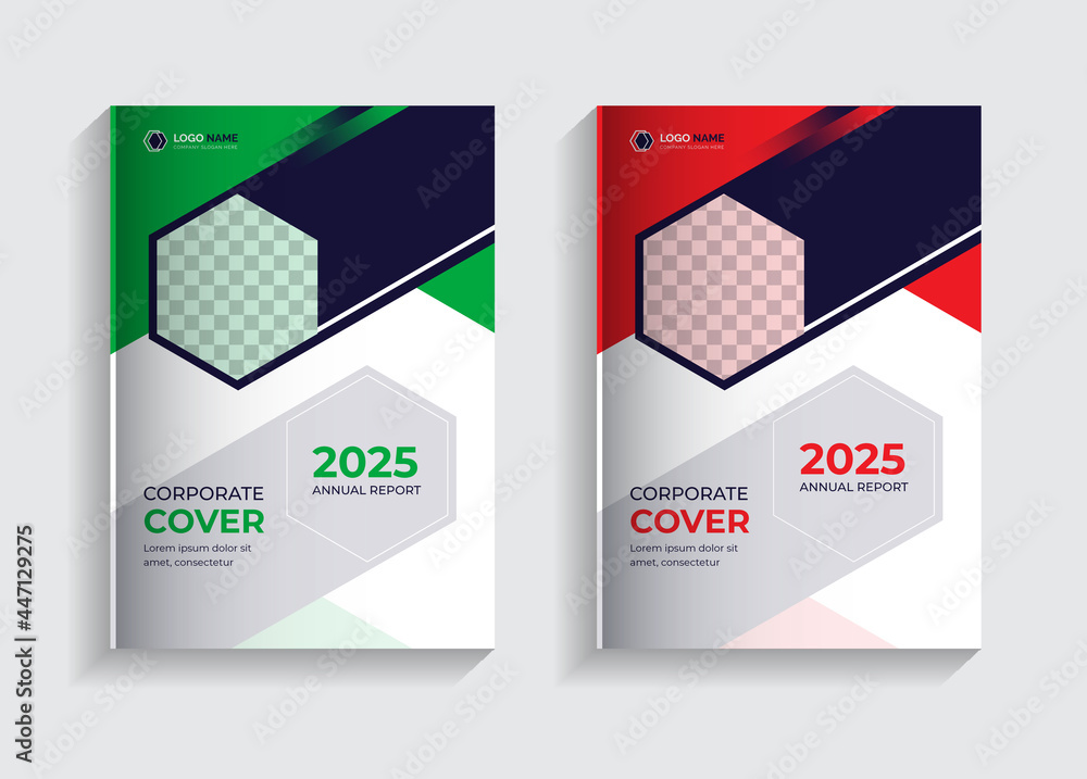 Book Cover annual report for corporate business, poster, banner, social media ads design templates, social media banner, Print template, Flyer, brochure report, Book Cover design For Print