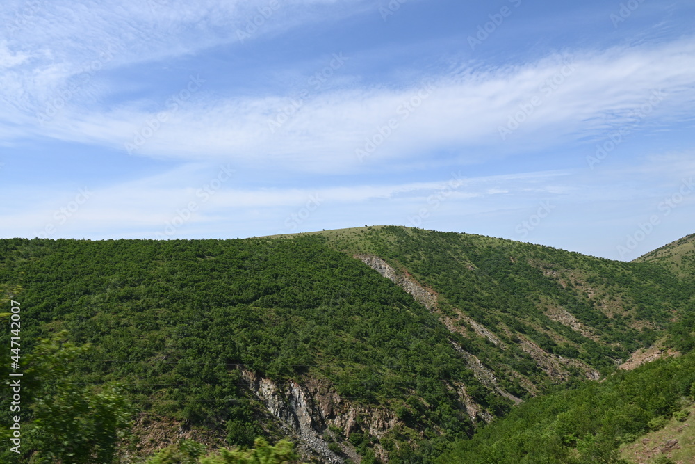 Landschaft in der Mirdita in Albanien