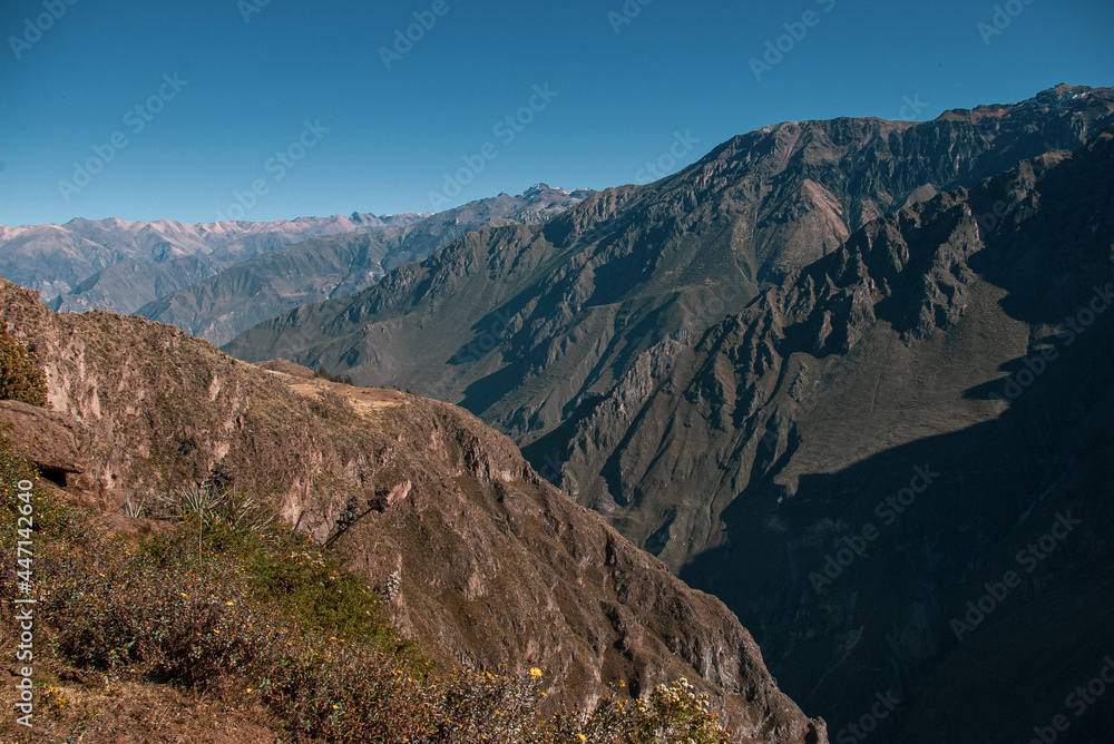 Mountains in the Colca Valley, Souther Peru

