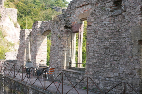 Old castle in Hohenbaden ruins photo