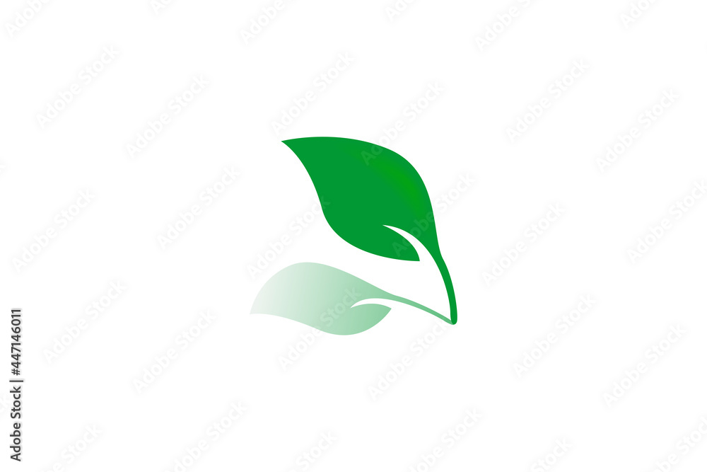 Vector leave logo. Vector illustration Vector leave logo. Vector illustration