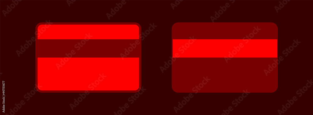 Fototapeta premium Digital security vector icon. Credit card password theft concept
