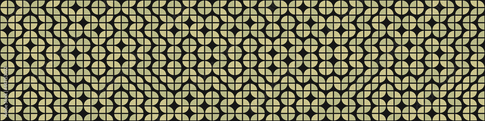 Fototapeta premium Abstract Geometric Pattern generative computational art illustration