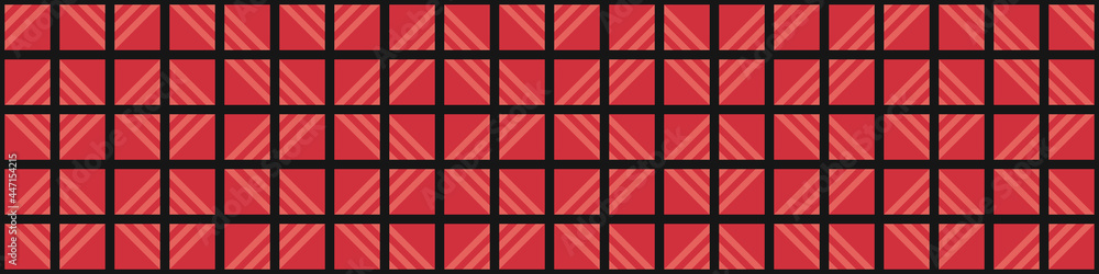 Fototapeta premium Abstract Geometric Pattern generative computational art illustration