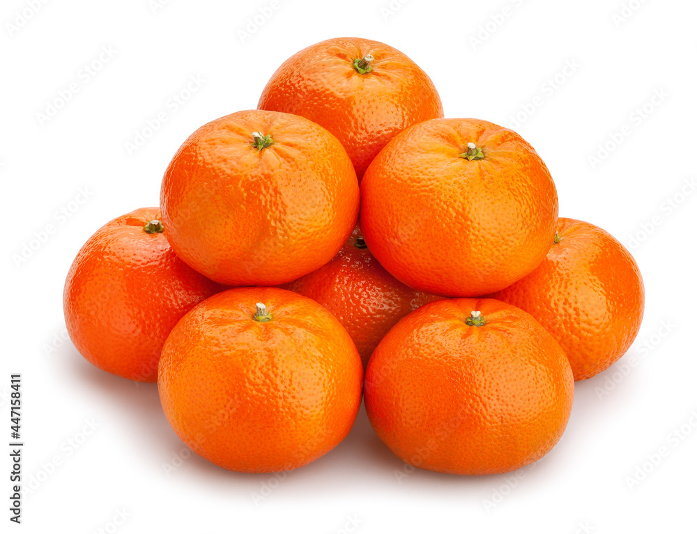 tangerine path isolated on white tangerine path isolated on white