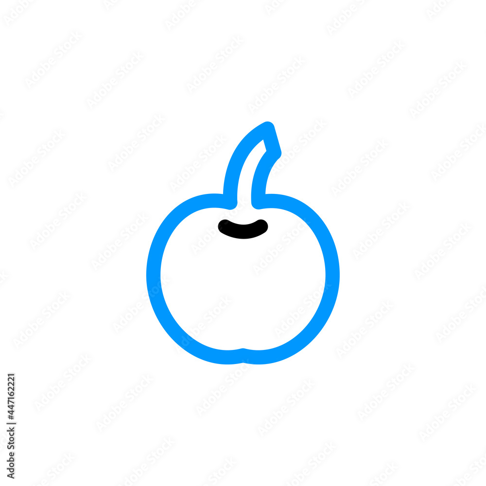 Modern pumpkin icon stock vector Modern pumpkin icon stock vector