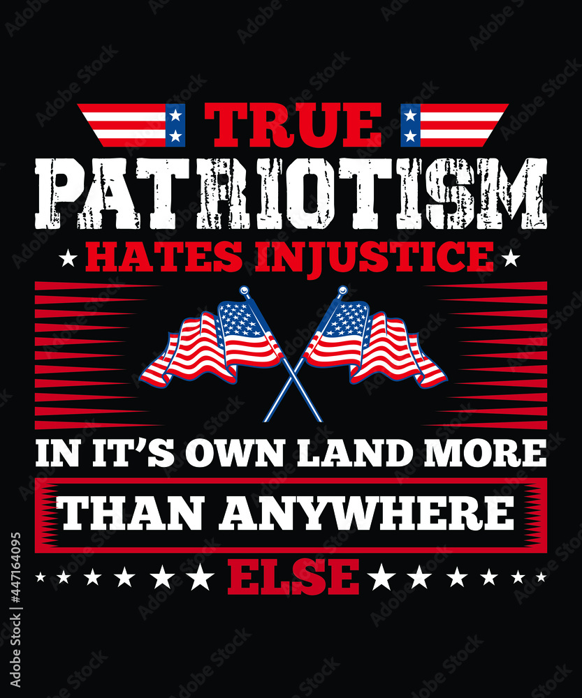 True Patriotism t-shirts design vector