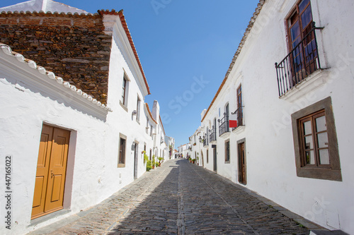 Monsaraz is a tiny charming village inside castle walls in Alentejo region of Portugal © p_rocha