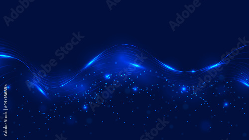 Abstract futuristic blue. l...