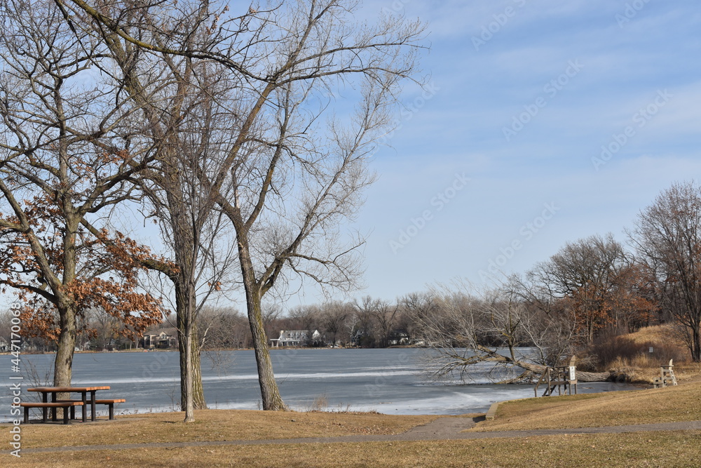 custom made wallpaper toronto digitalLake Josephine in Very Early Spring